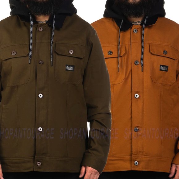 Sullen Art Collective Survivalist Duck Canvas New L/S Jacket For Men SCM5693